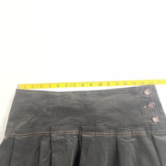 Xers Corduroy Micro Mini Skirt Pleated Y2K SleazeRevival Grunge Junior's XL - Picture 4 of 7